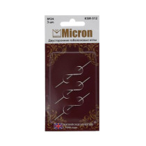 Иглы для шитья ручные " Micron" двусторонние гобеленовые KSM- 512 в блистере 3 шт. № 24