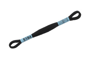 Мулине Гамма №5184 черно-серый