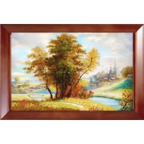 "Просторы" Рисунок на ткани