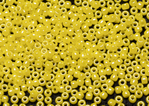 Бисер Япония круглый 11/0 10г 0128 одуванчик, глянцевый непрозрачный